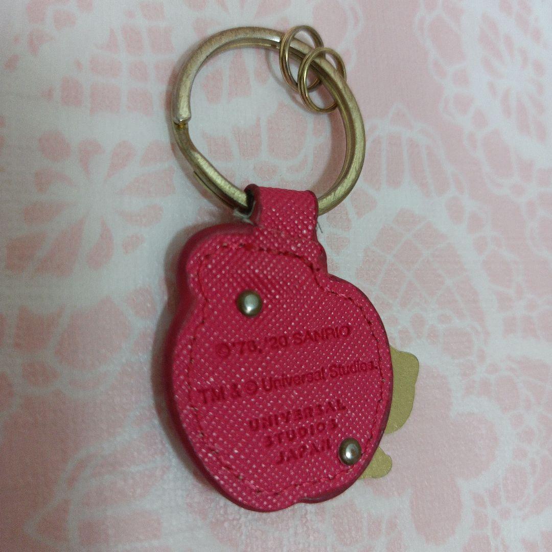 サンリオ　ハローキティ　平成レトロ　USJ限定 りんご　チャーム　キーホルダー