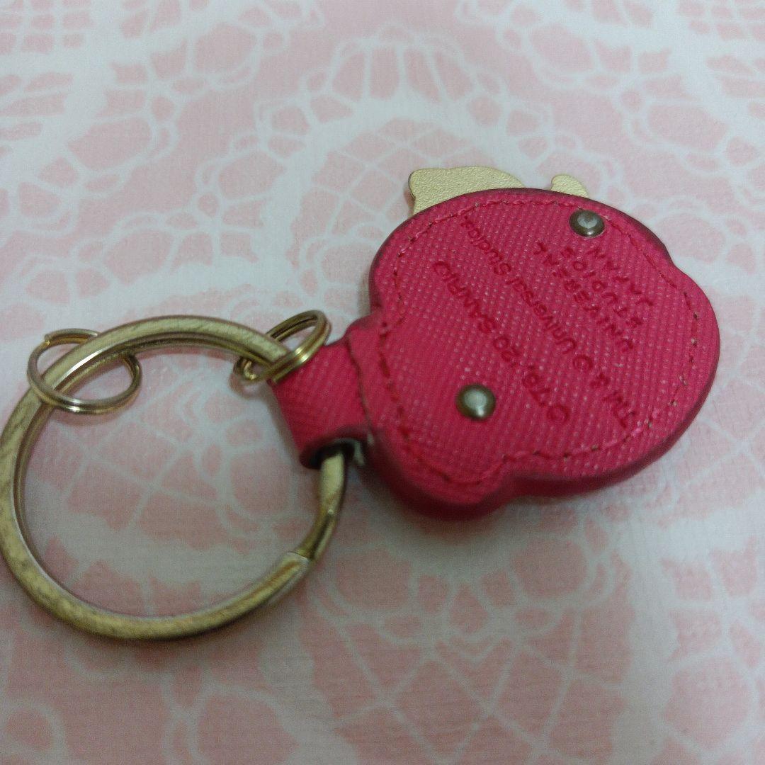 サンリオ　ハローキティ　平成レトロ　USJ限定 りんご　チャーム　キーホルダー