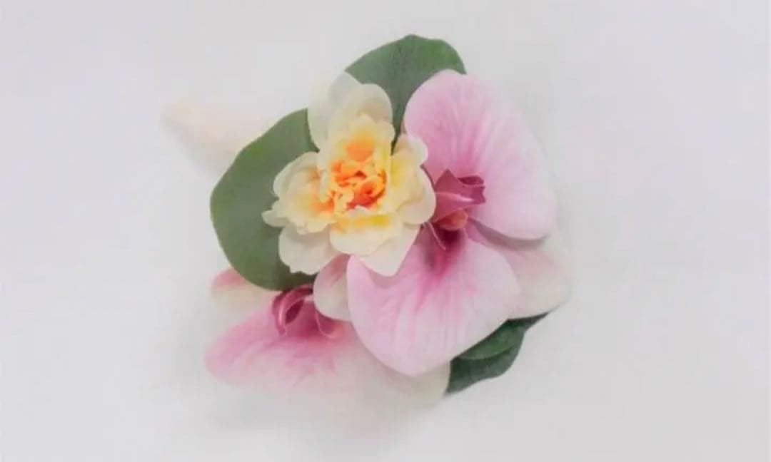 YOUKAEN ウエディングブーケ　ピンクブーケ　ブートニア付き