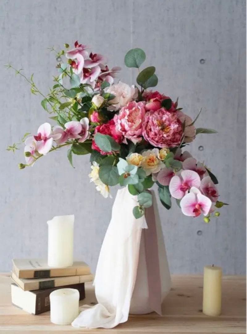 YOUKAEN ウエディングブーケ　ピンクブーケ　ブートニア付き