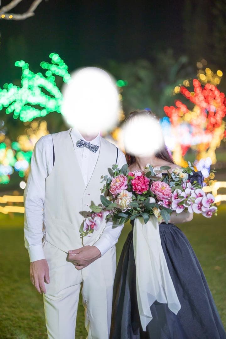 YOUKAEN ウエディングブーケ　ピンクブーケ　ブートニア付き