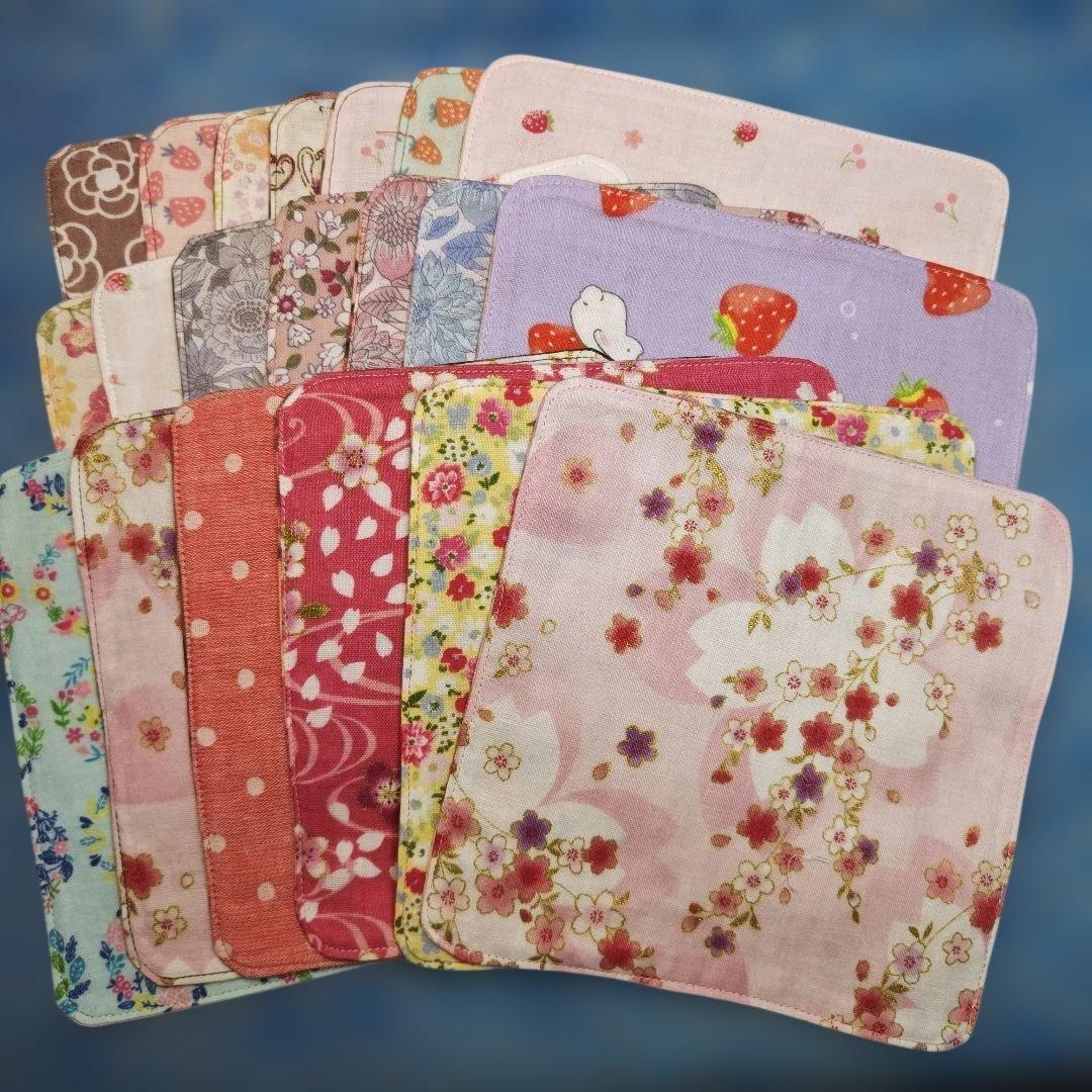 専用　ハンカチ　ネコちゃん柄1/26　ハンドメイド　20枚