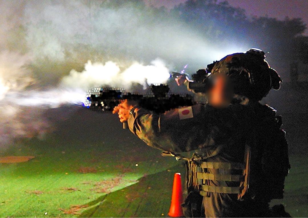 陸上自衛隊 海外派遣用 日の丸 リフレクター パッチ PKO 特殊作戦群