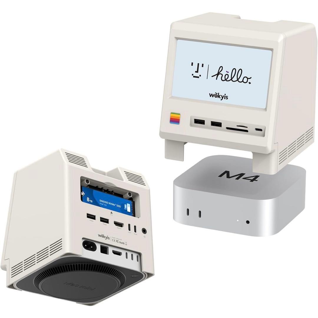 WOKYIS Mac mini レトロ ドッキングステーション