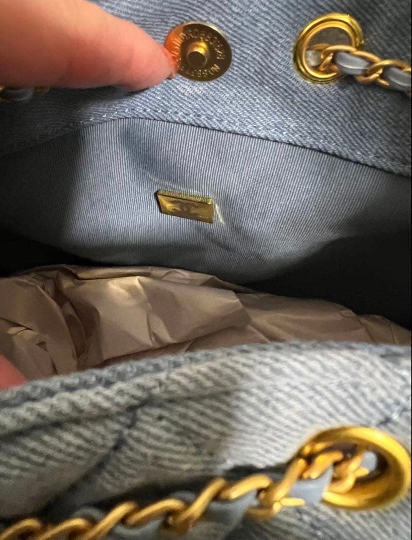 ミニ ウォッシュド デニム ノベルティ