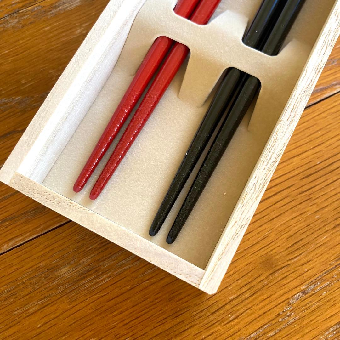 【希少】ブルネロクチネリ　輪島塗　夫婦箸　ノベルティ　非売品