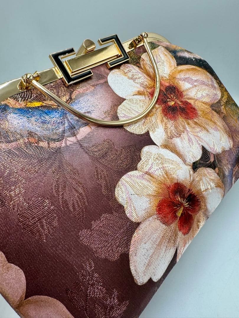 【ハンドメイド】がま口バッグ #479