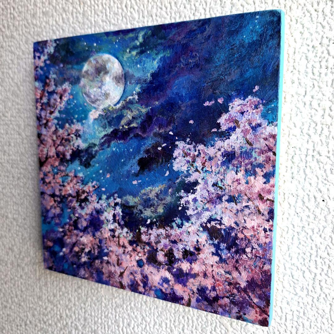 【サッピページ】「 月夜桜」「白いワンちゃん」