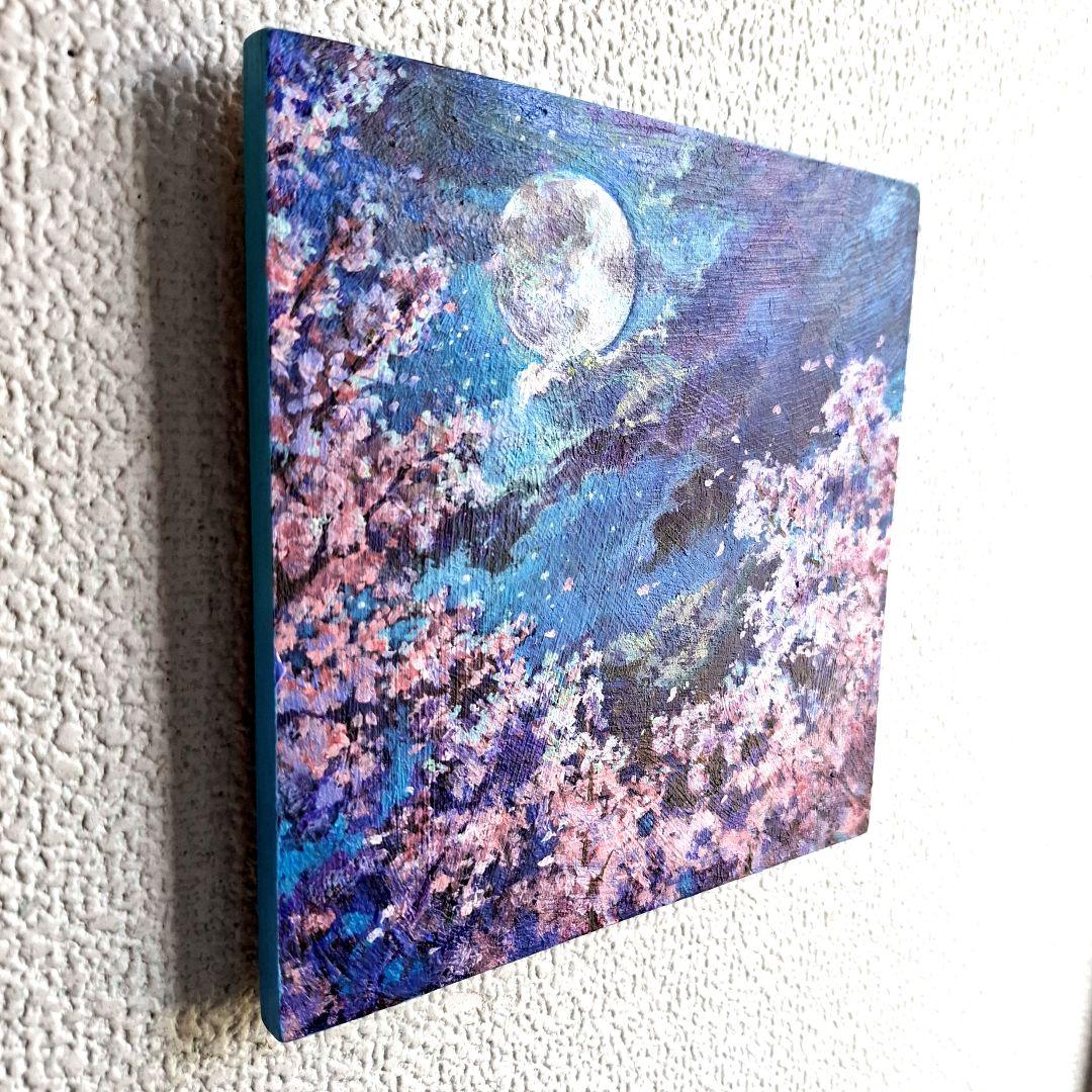 【サッピページ】「 月夜桜」「白いワンちゃん」