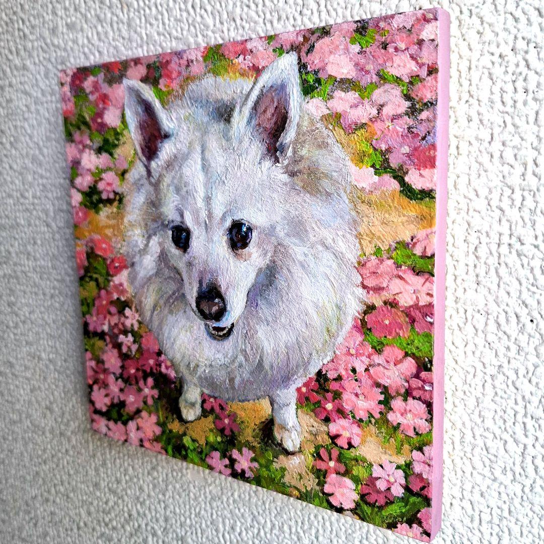 【サッピページ】「 月夜桜」「白いワンちゃん」