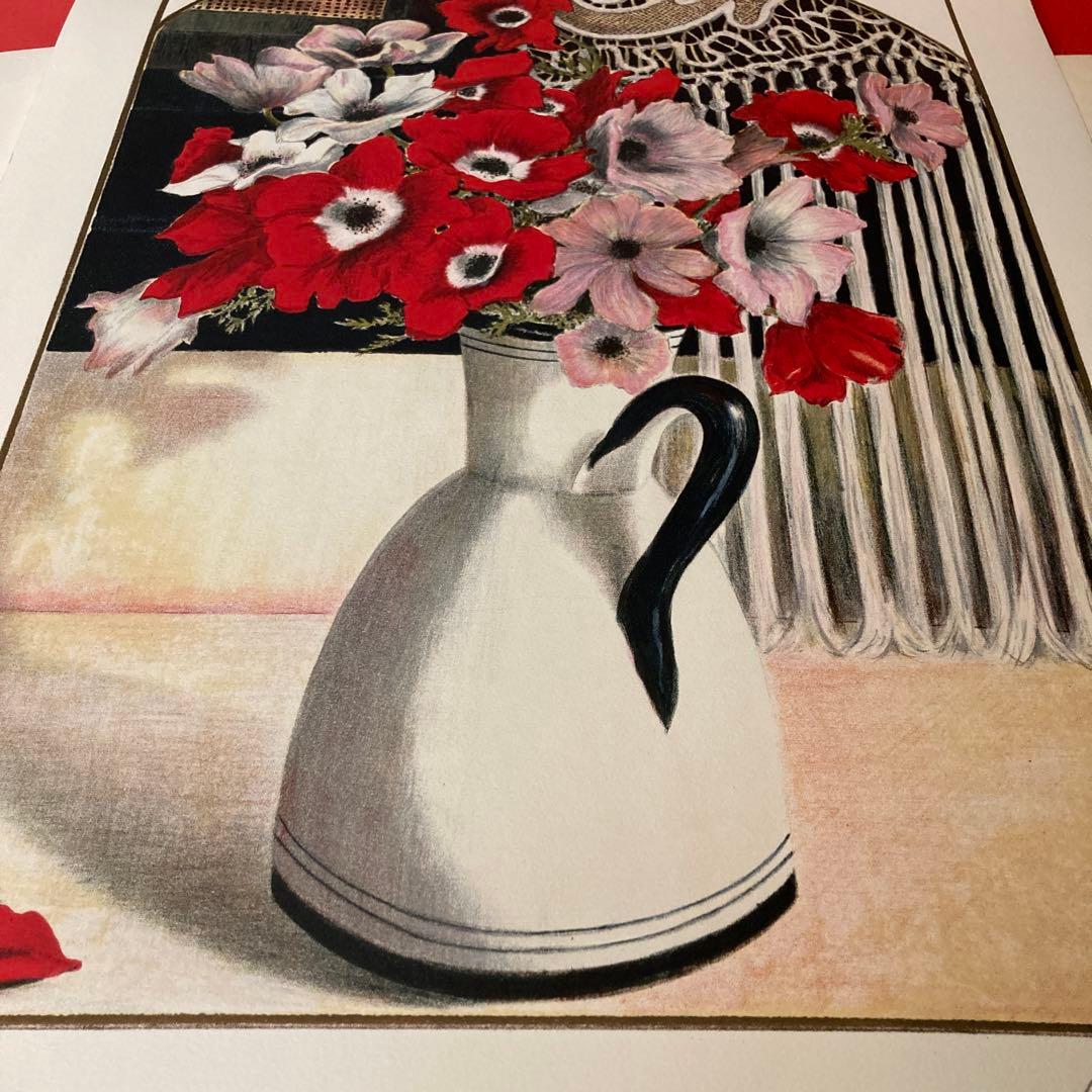 アヴィ　ファイラー　リトグラフ　花瓶の花　67枚