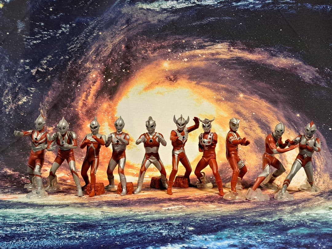 バンダイアルティメットルミナスウルトラマン「戦闘ポーズ昭和編」10体まとめ売り