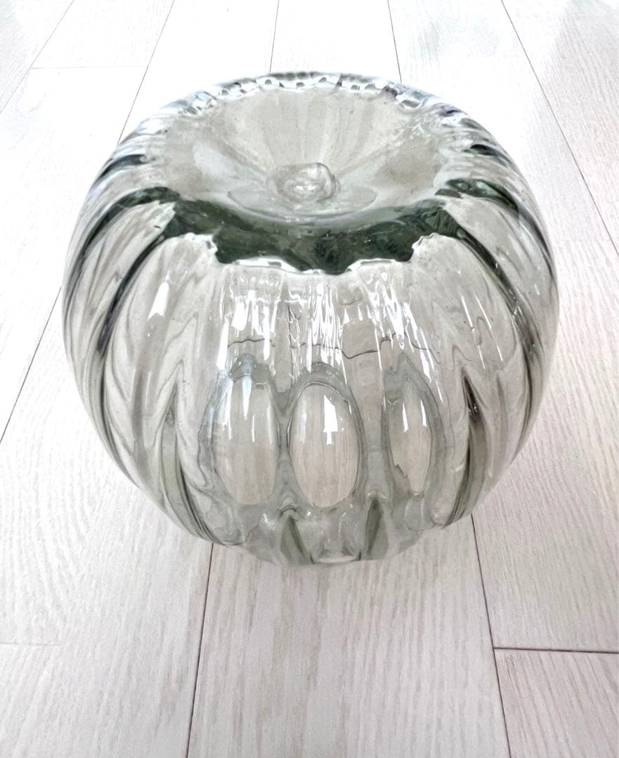 アンティーク　ガラス瓶　ボトル　フラワーボトル　花瓶