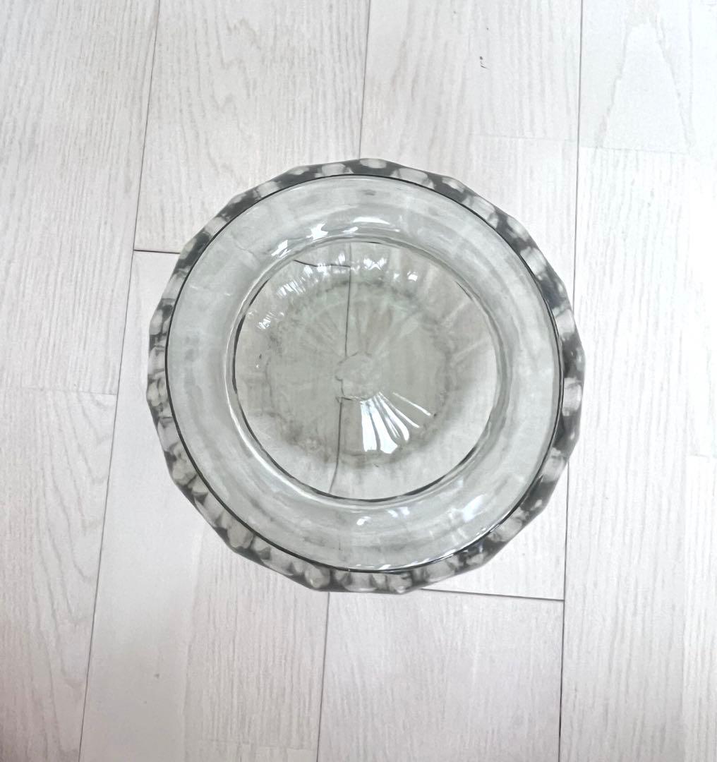 アンティーク　ガラス瓶　ボトル　フラワーボトル　花瓶