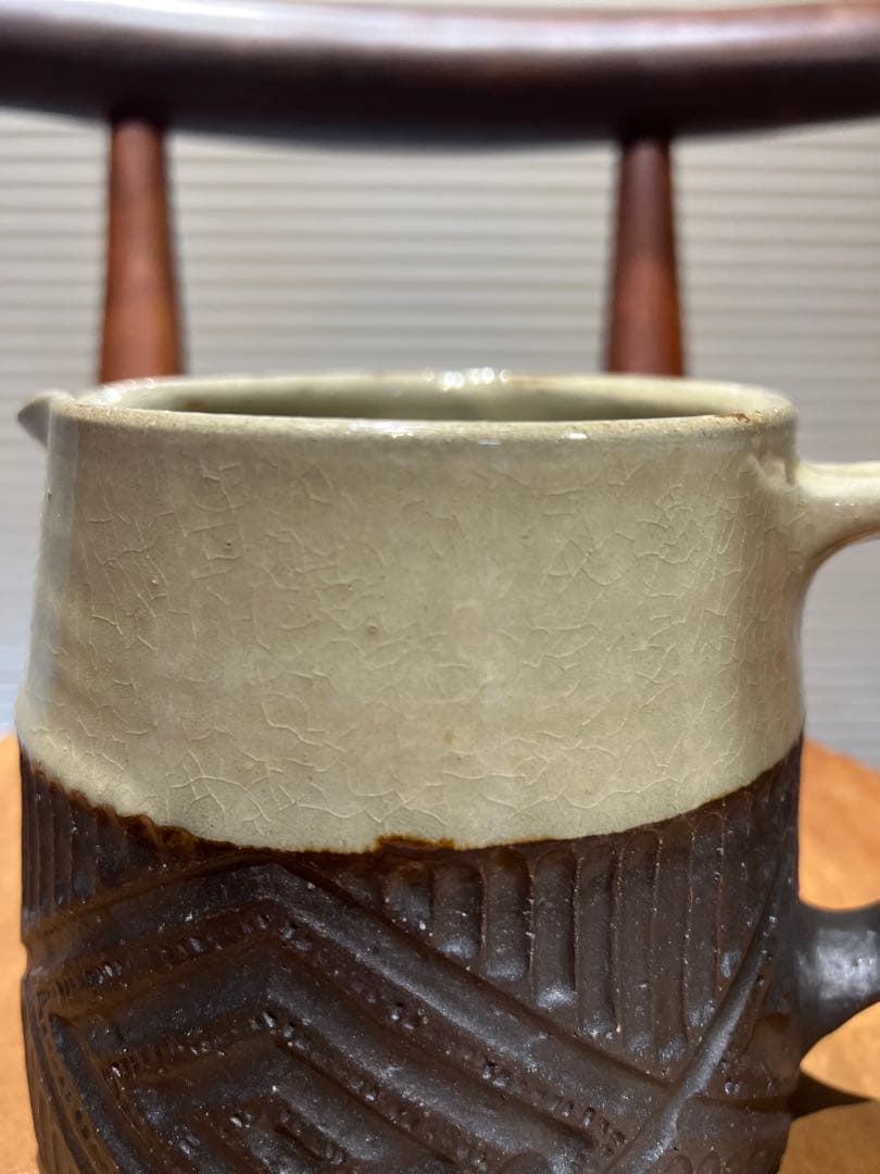 工房コキュ　沖縄やちむん　ピッチャー　花瓶