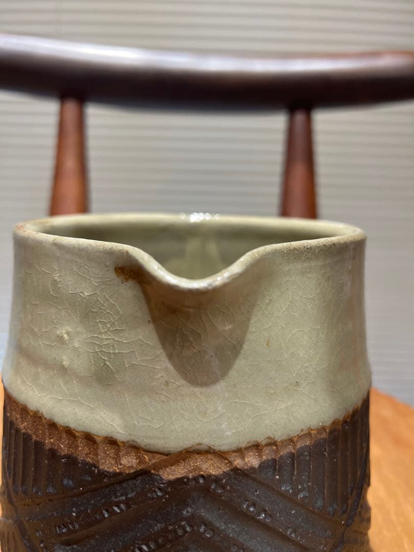 工房コキュ　沖縄やちむん　ピッチャー　花瓶