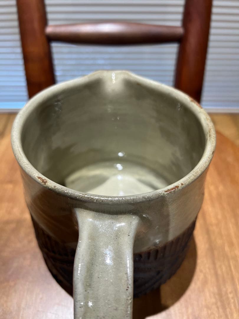 工房コキュ　沖縄やちむん　ピッチャー　花瓶