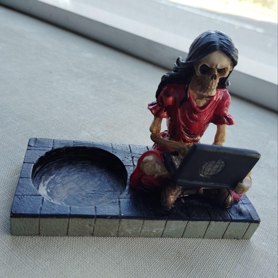 ★レア★スカルキャンドルホルダー