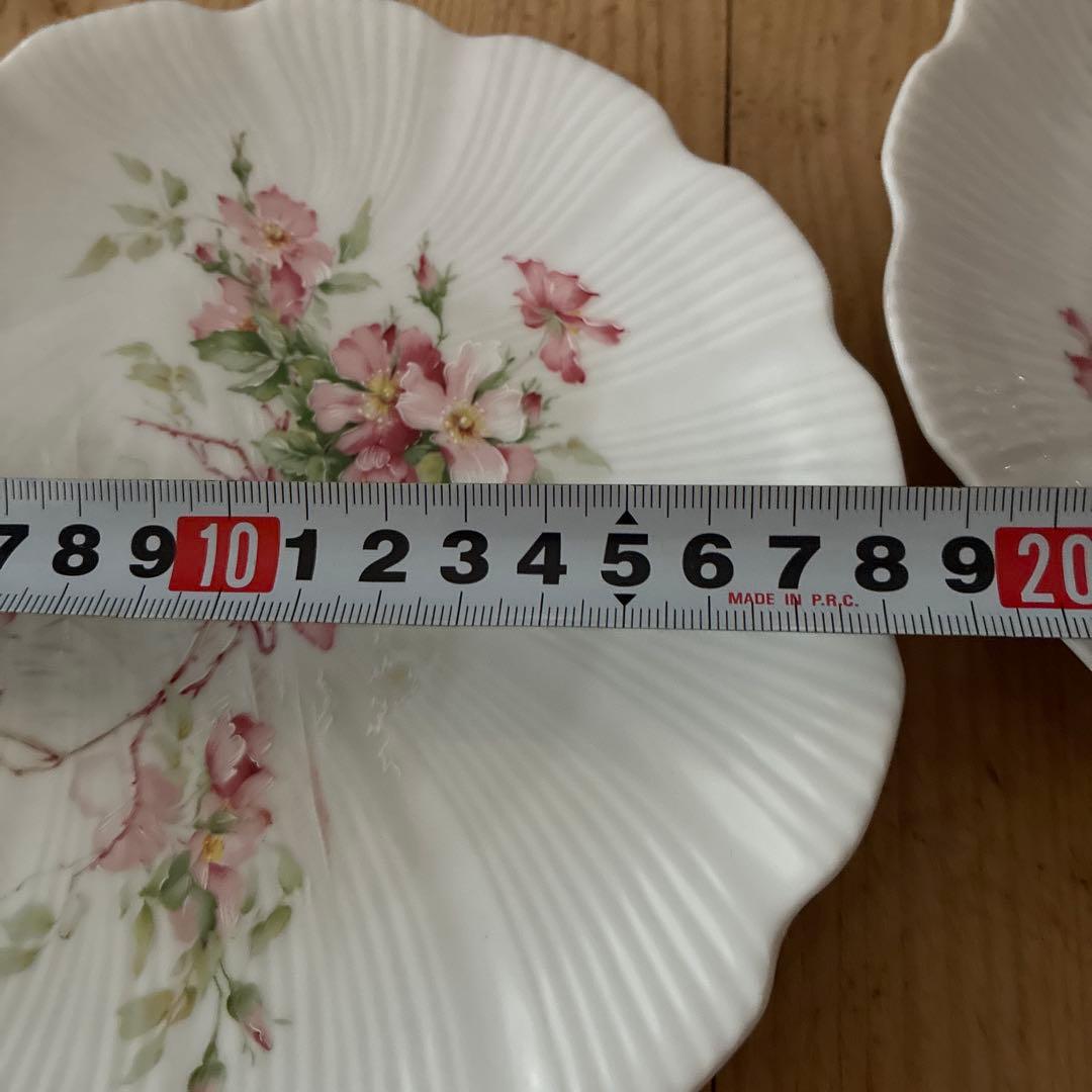 リモージュ　未使用　ピンクフラワー　春色　プレート