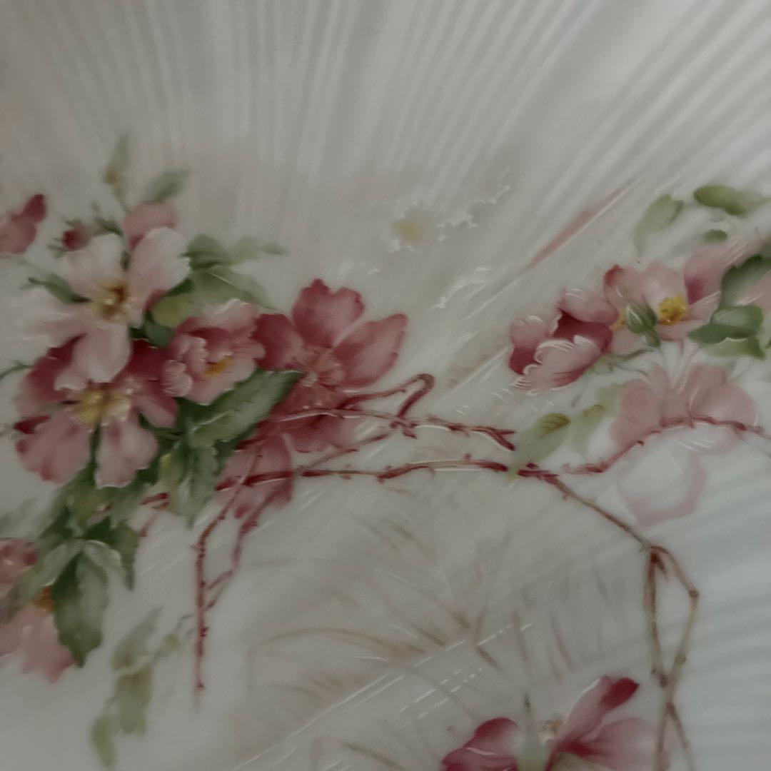 リモージュ　未使用　ピンクフラワー　春色　プレート