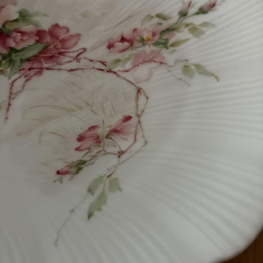 リモージュ　未使用　ピンクフラワー　春色　プレート