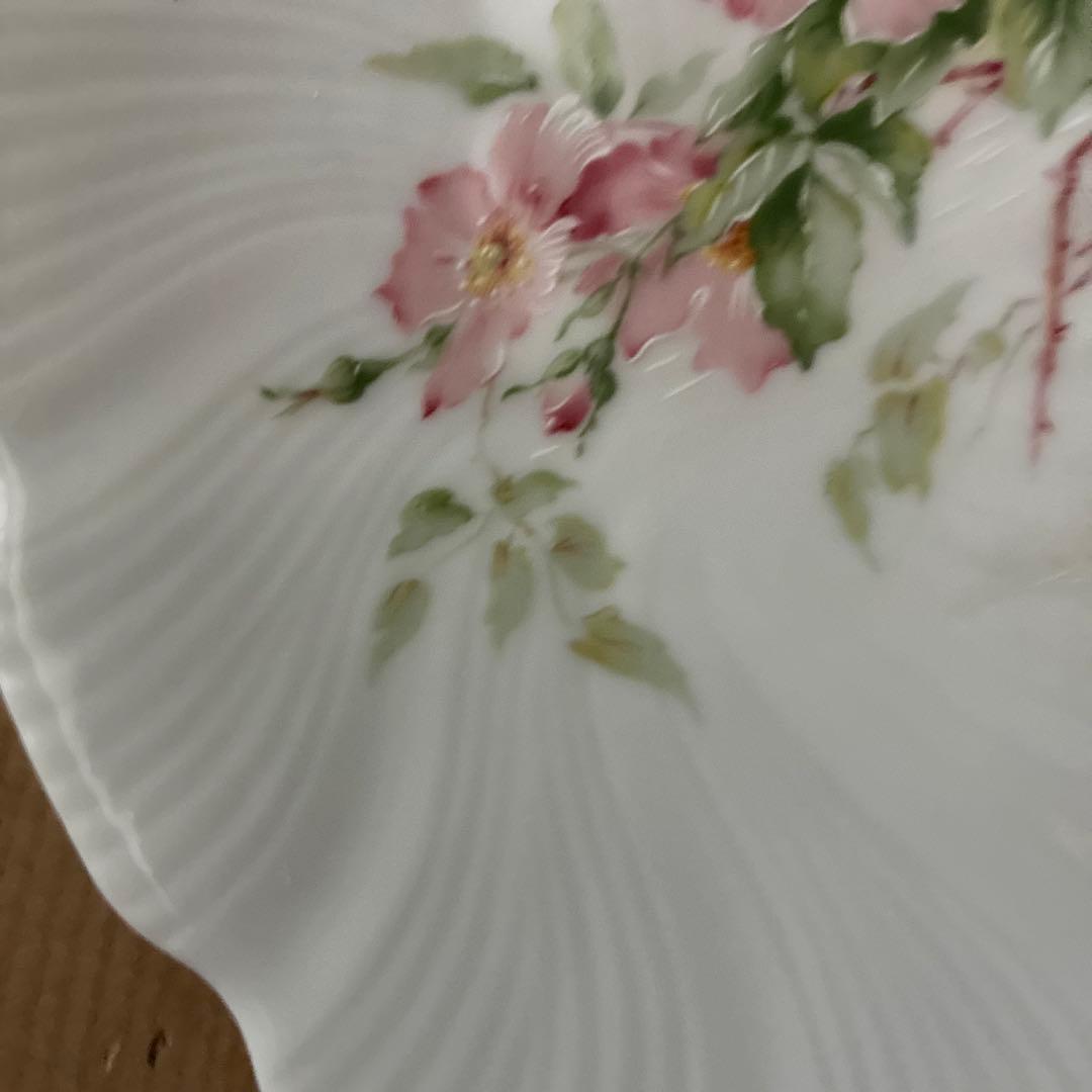 リモージュ　未使用　ピンクフラワー　春色　プレート