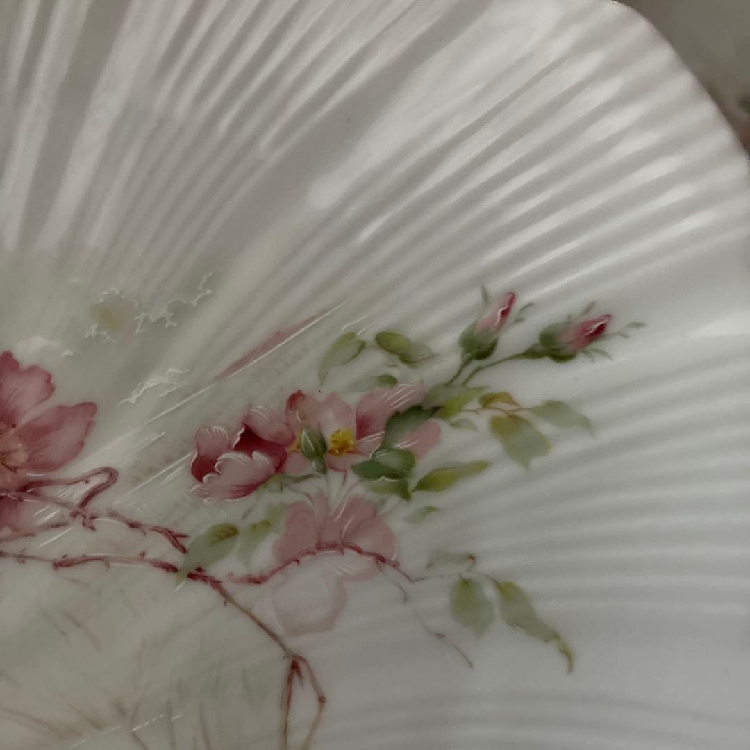 リモージュ　未使用　ピンクフラワー　春色　プレート