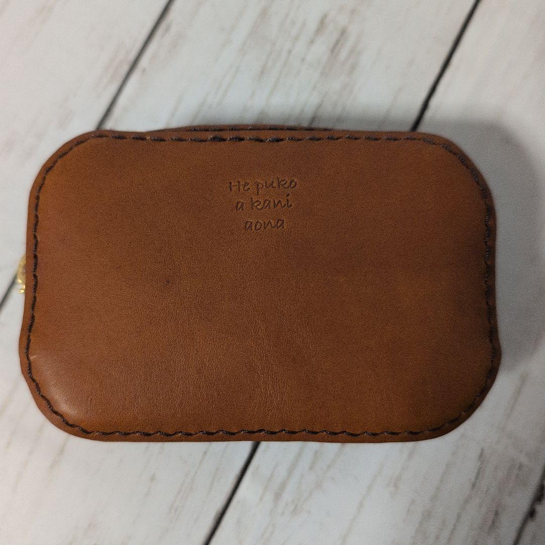 『専用』本革ハンドメイド ミニポーチ・ミニ財布