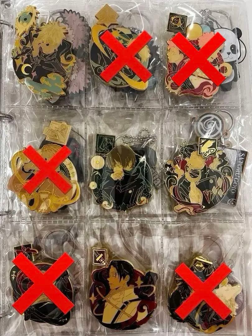呪術廻戦 ピンバッジ4点まとめ売り（アルバム付き）