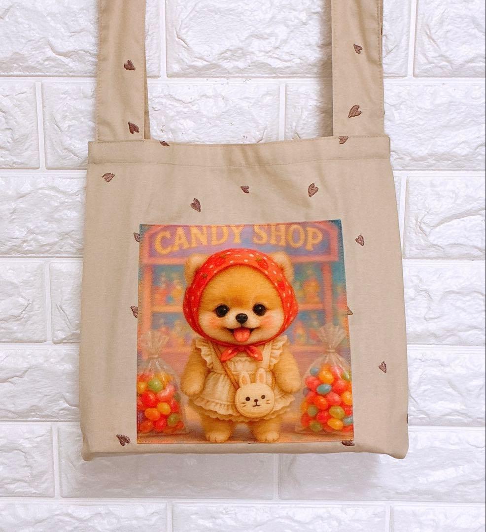 巾着＆ポーチ＆エコバッグ♡レディ＆わんこ