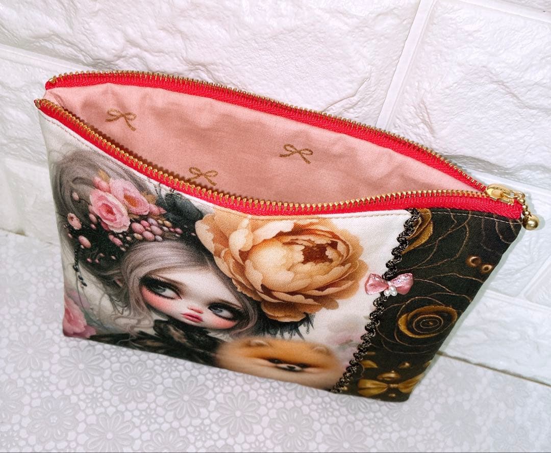 巾着＆ポーチ＆エコバッグ♡レディ＆わんこ