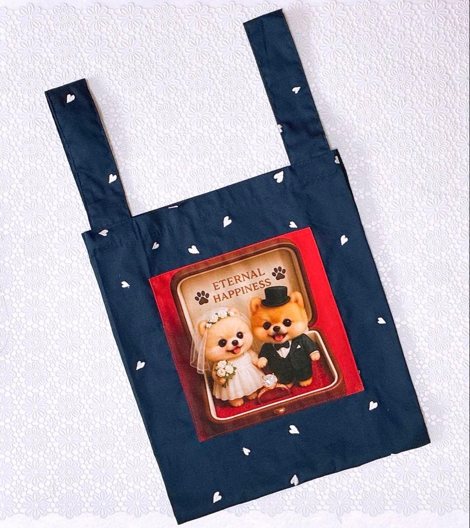 巾着＆ポーチ＆エコバッグ♡レディ＆わんこ