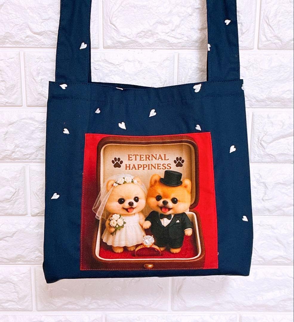 巾着＆ポーチ＆エコバッグ♡レディ＆わんこ
