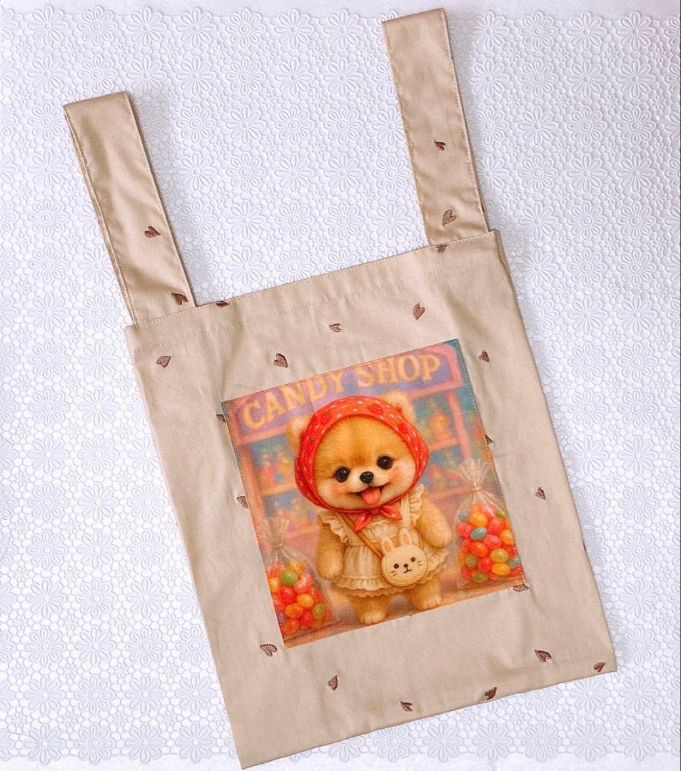 巾着＆ポーチ＆エコバッグ♡レディ＆わんこ