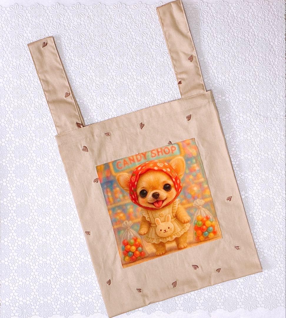 巾着＆ポーチ＆エコバッグ♡レディ＆わんこ