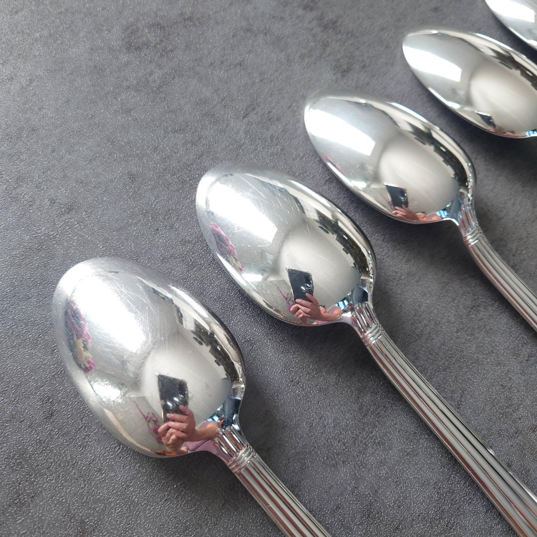 希少 美品 クリストフル アリア デザートスプーン 5点
