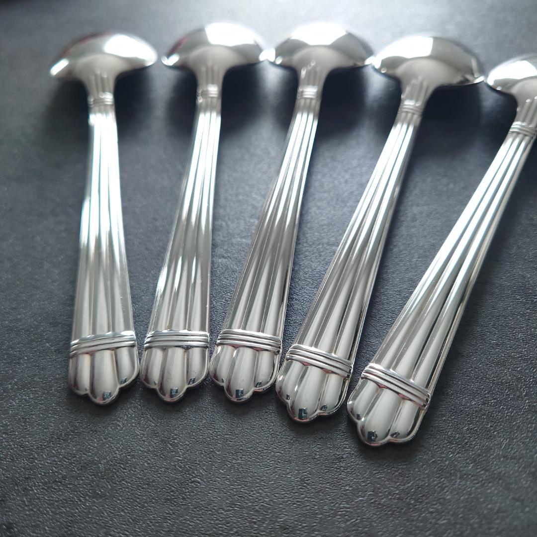 希少 美品 クリストフル アリア デザートスプーン 5点