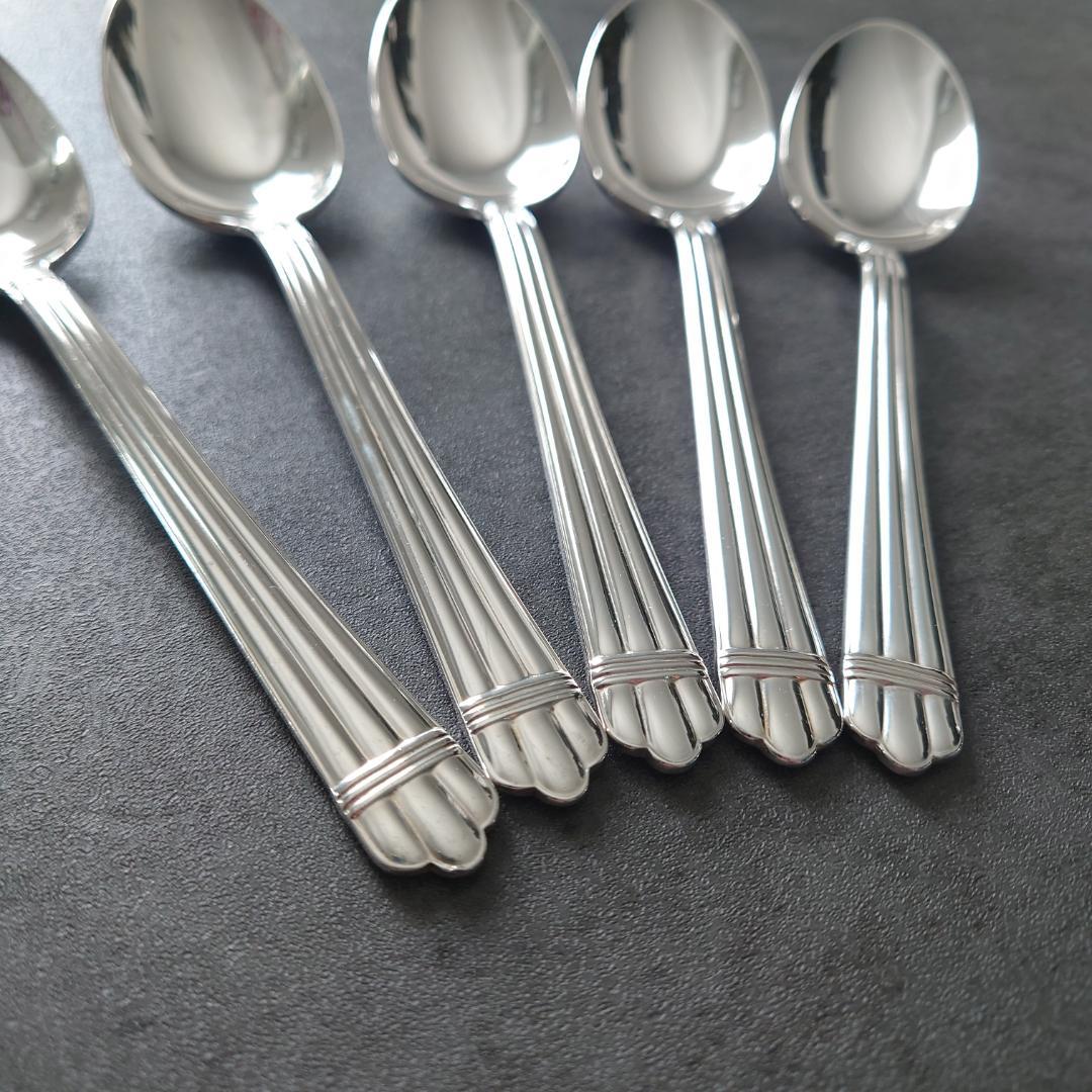 希少 美品 クリストフル アリア デザートスプーン 5点