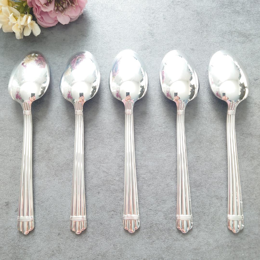 希少 美品 クリストフル アリア デザートスプーン 5点