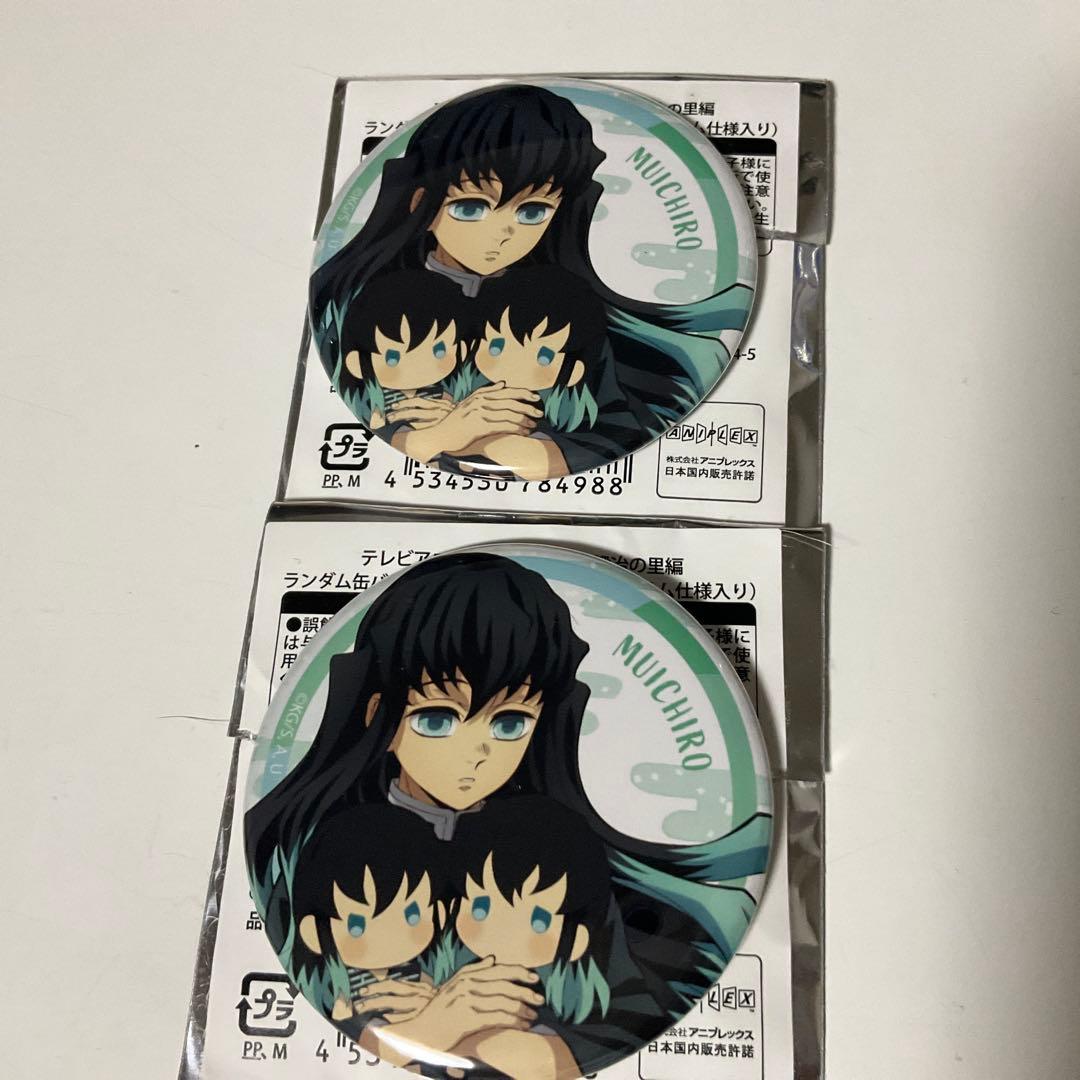 鬼滅の刃　時透無一郎　刀鍛冶の里　缶バッジ　新品未使用　匿名配送 2個セット