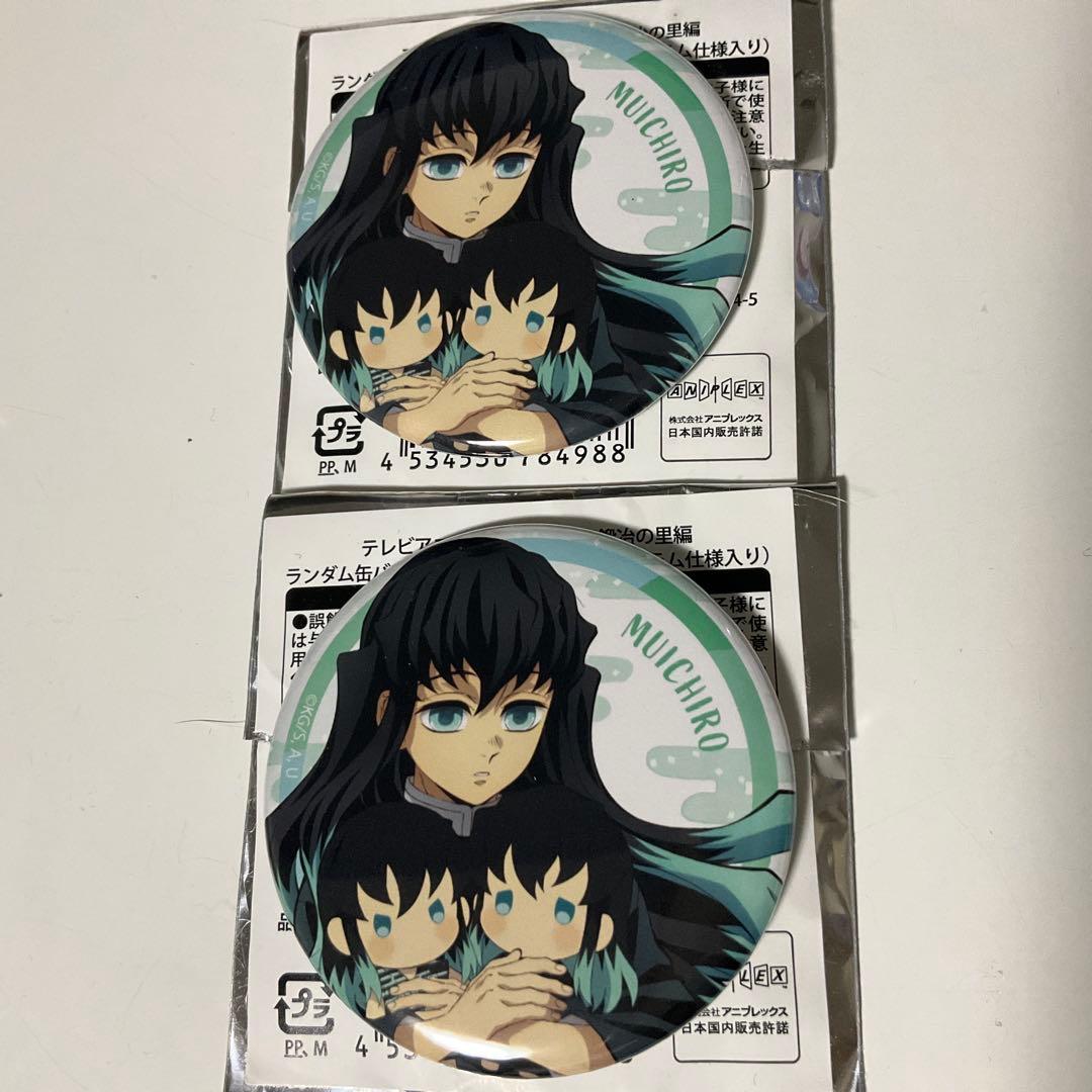 鬼滅の刃　時透無一郎　刀鍛冶の里　缶バッジ　新品未使用　匿名配送 2個セット