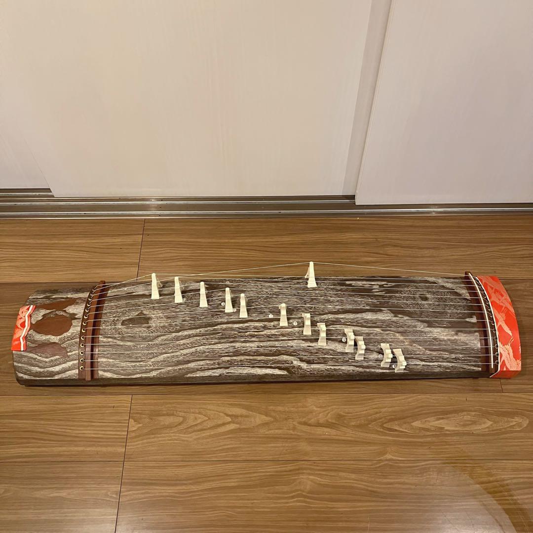 【希少】状態良好 東京クリエイト高級 四尺琴 昇龍 琴柱14本 13弦