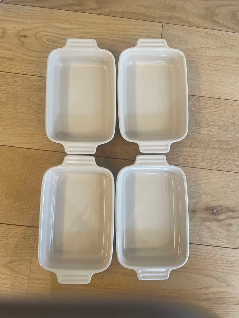 ル・クルーゼ　グラタン皿　4枚セット