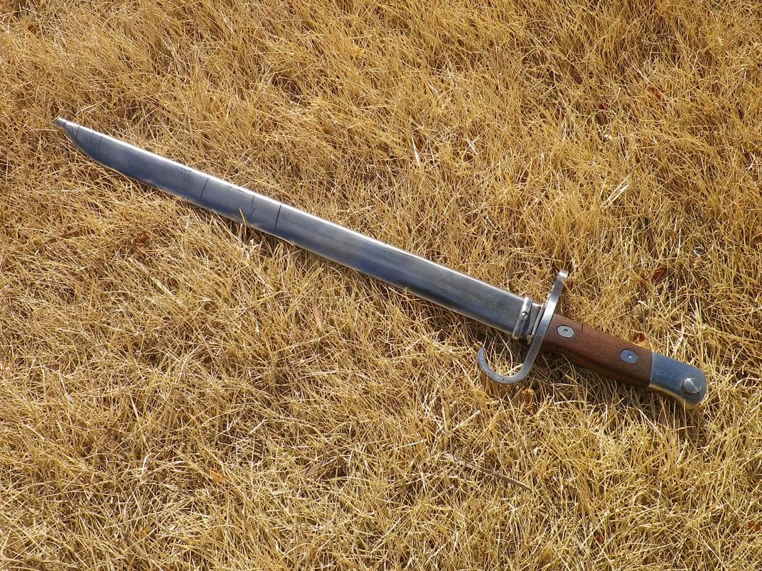 ひ*き様 三十年式銃剣　レプリカ　複製品　チタン製