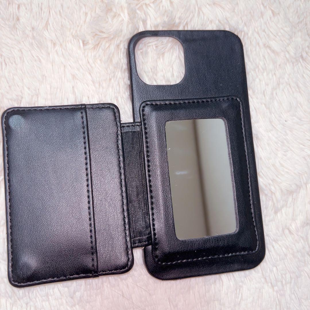 pium ブラック iPhoneケース キルティング