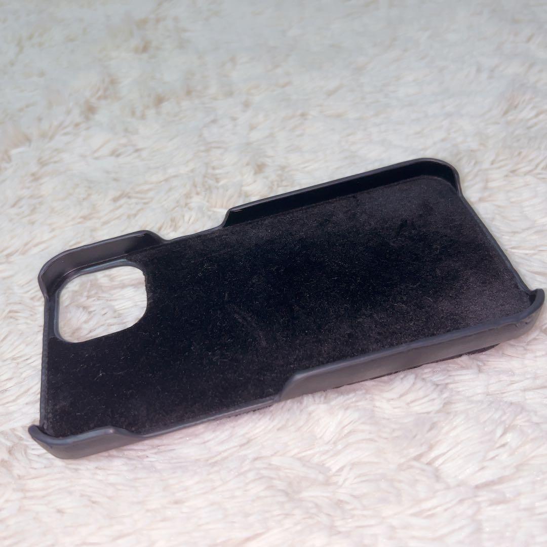 pium ブラック iPhoneケース キルティング