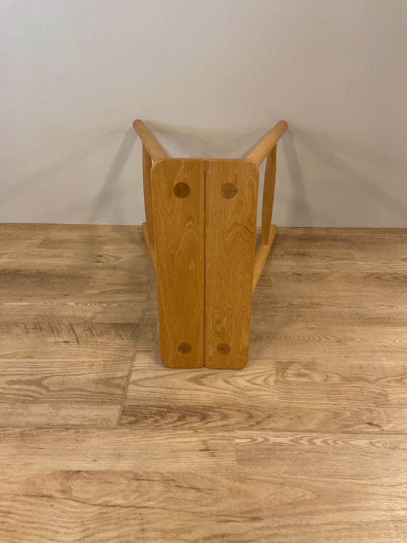 遊木舎　折り畳みハイチェア　栗材　展示品