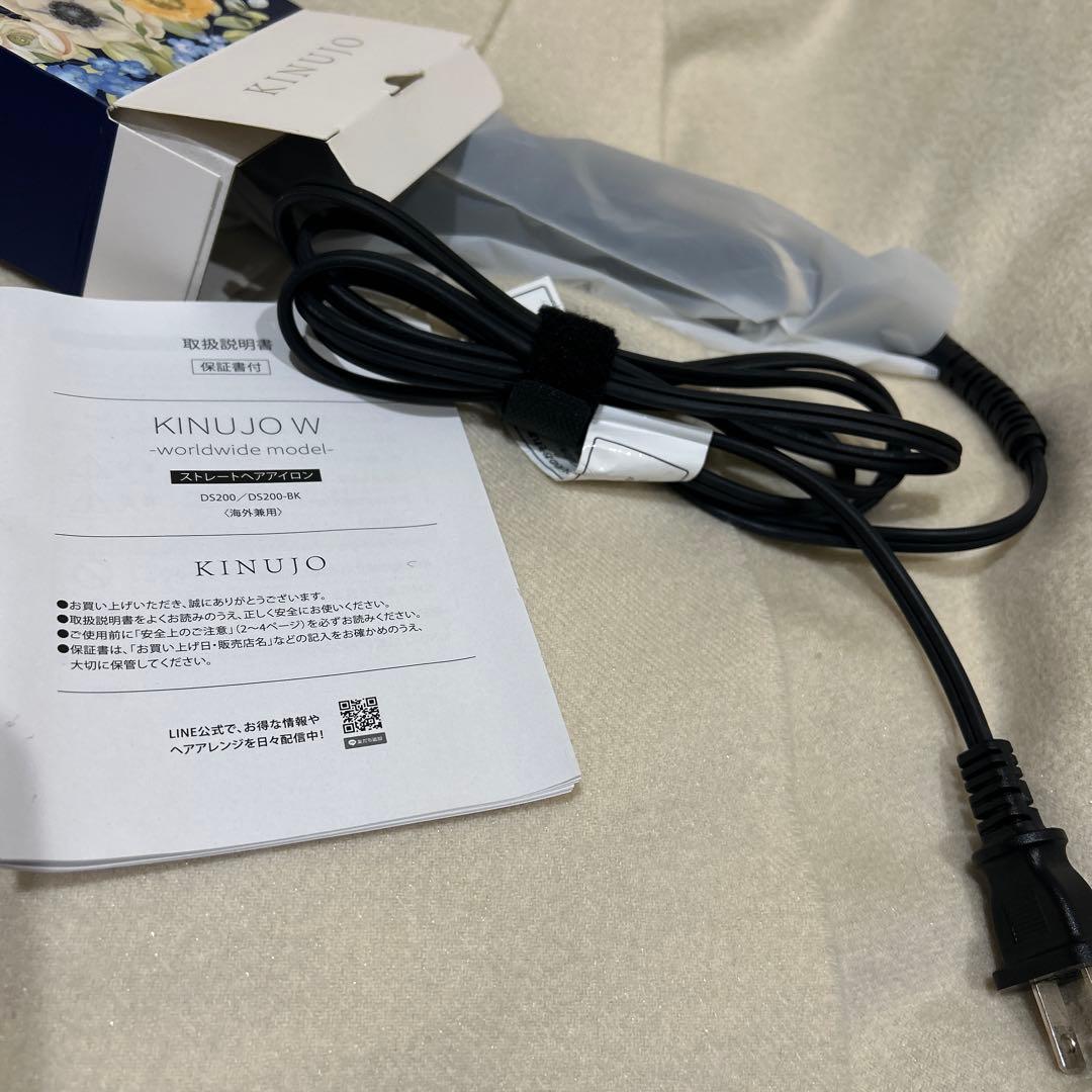 ミ*ン様 KINUJO 国内海外兼用　ストレートヘアアイロン ブラック