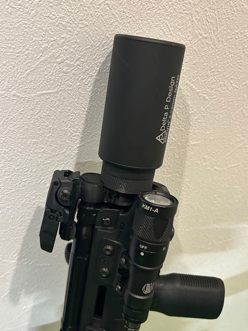 ワンオフ　次世代電動ガンMP5 用フロントサイトをレールに変えた奴