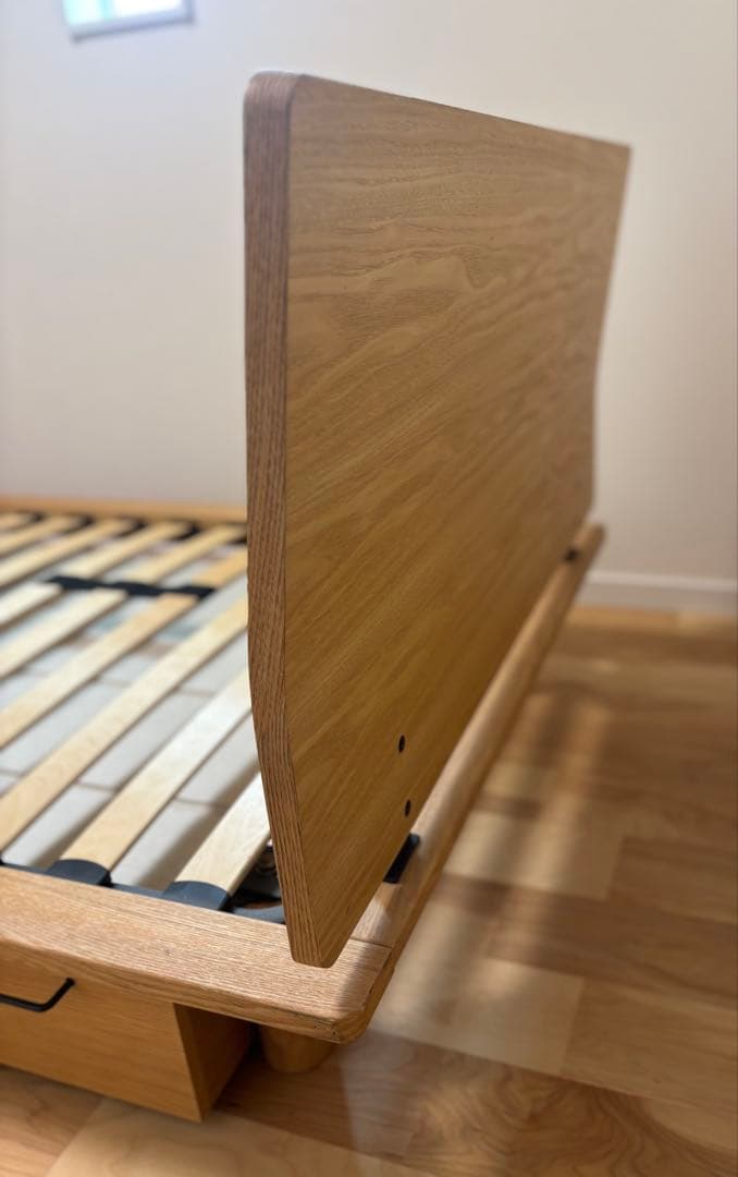 ＊専用＊ 無印良品　旧タイプ　木製シングルベッド 引き出し収納付き